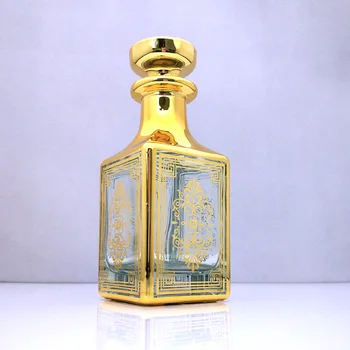 classic 150ml gold bottles perfume bottles big attar bottle