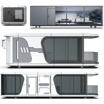 Space Capsule house 2 bedroom with kitchen Smart station Preminu Mobile Home Space Pods container mobile house