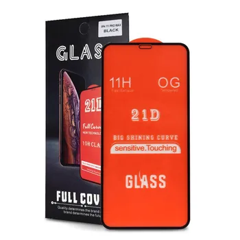 Hot Sell 21D Tempered Glass Mobile Phone Tempered Glass screen protector For Infinix For Tecno For Itel For Samsung For Huawei