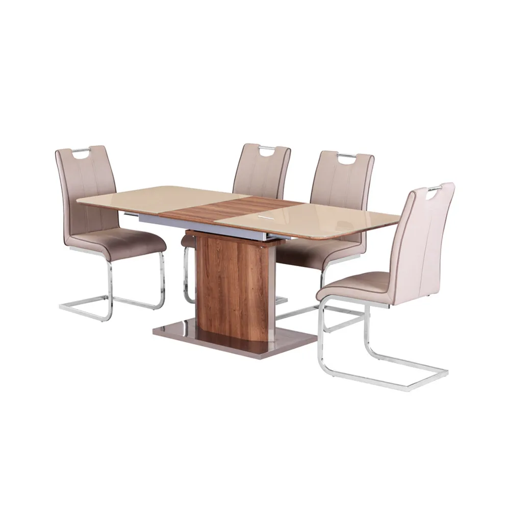 Лидер продаж Высококачественная современная мебель обеденный стол из ДВП с расширением