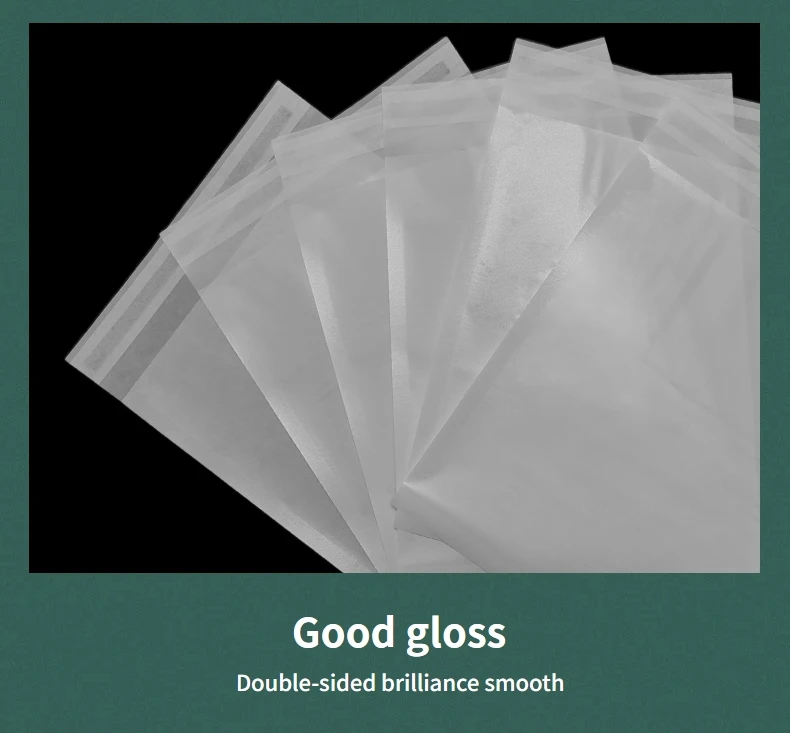 Custom Logo Packaging Paper Glassine Bags Self Seal Buy Glassine Bags