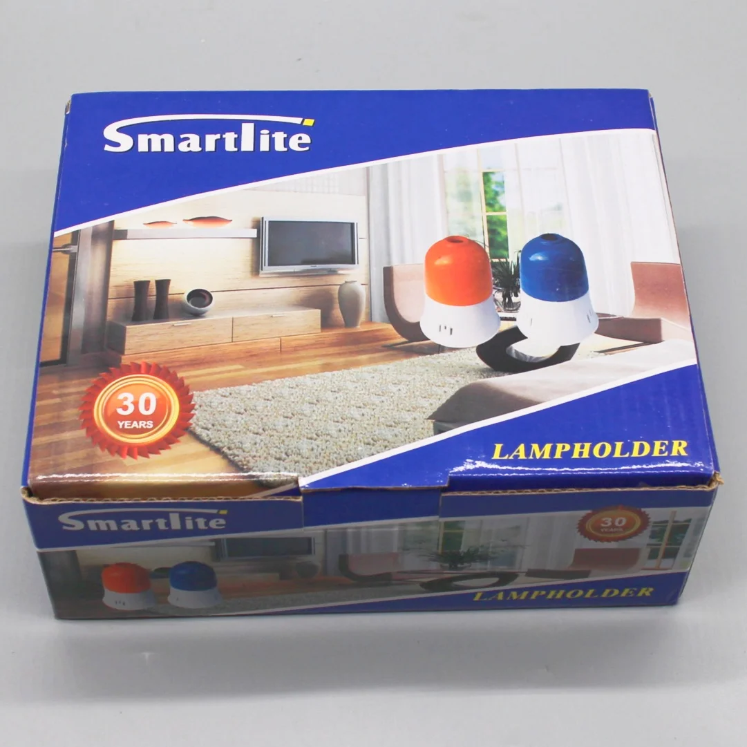 E27 B22 2 in 1LED 3D Bulb Plastic Shell Base Lamp Socket