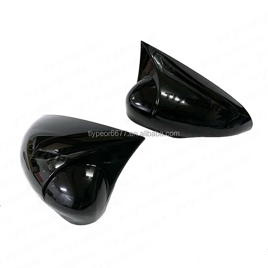 product premium glossy black wing mirror cover for volkswagen magotan 2011   2016   enhance side rear view-8