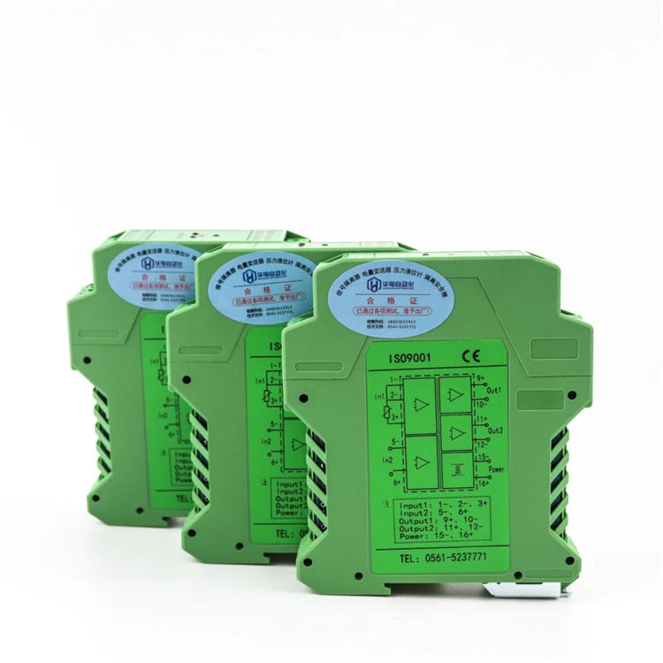 Smart Signal Isolator 1 in 4 Out 4-20ma Analog Signal Splitter IEC 0-100ma 0.1%F.S Analog Mini signal Isolation Splitter for Plc