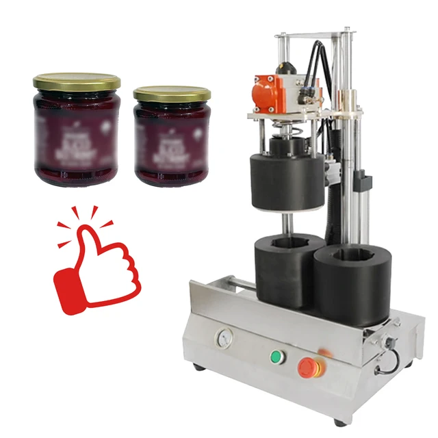 capping machines desktop type glass jar bottle vacuum capping machine,chili sauce vacuum capping machine