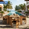 mobili da pranzo in teak per resort