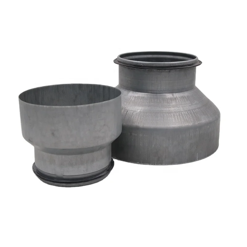 Hvac Air Conditioning Ventilation Galvanized Metal Ducting Round Pipe