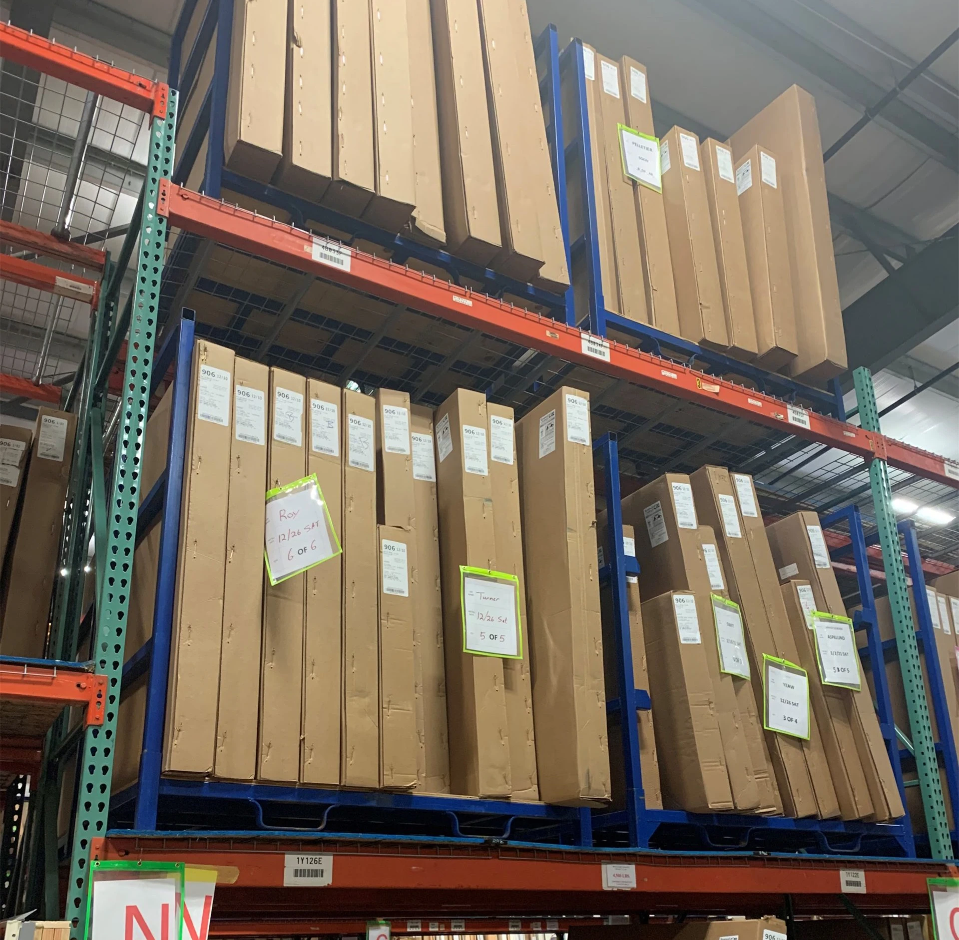Window and Door Transport Stacking Racks with Removable Side Frame