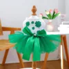 Gonna in garza di St. Patrick - gonna verde