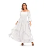 6901 White [Single Dress]