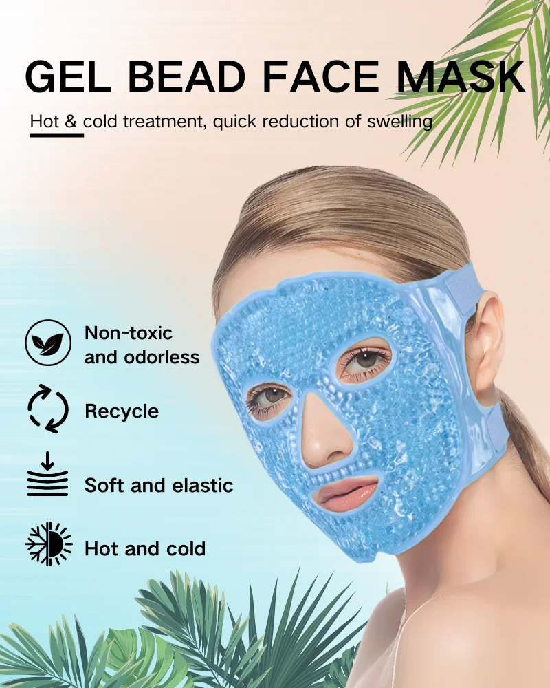Reusable Beauty Hot Cold Therapy Skin Care Beauty Ice Compress Face ...