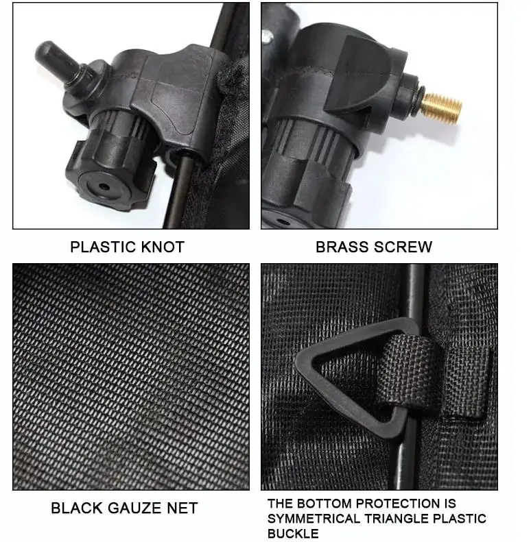 Wholesale Cheap Stainless Steel Fishing Keeping Net Tackle Collapsible