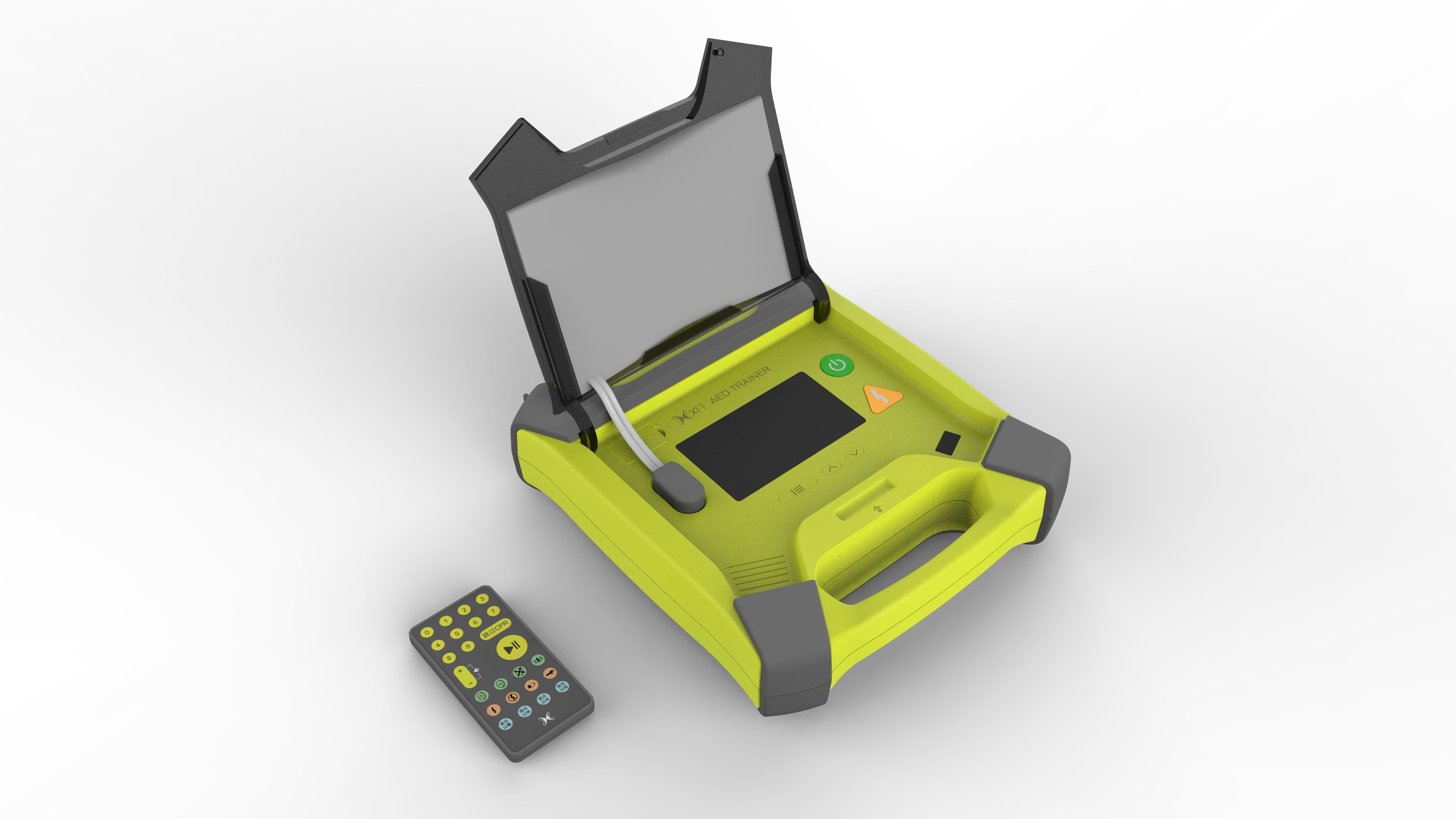 XFT-120G Automated External Defibrillator Portable AED Trainer with Realistic CPR Feedback