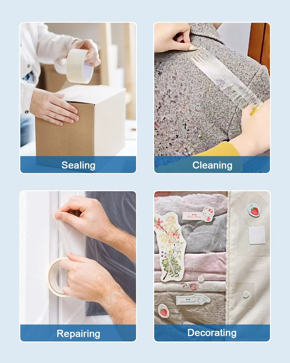 Bopp Clear 48mmx100m Custom Packaging Boxes Non Orange Warning