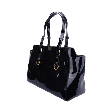 Design Fashion Patent leather Material Hot selling fashion tote bag Shopping Luxury Bag