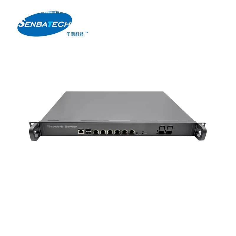 Pfsense Firewall Hardware with 6Lan 1U LGA1151 VGA 2*DDR4 Max 64GB 10g Firewall Appliance Sfp Pfsense
