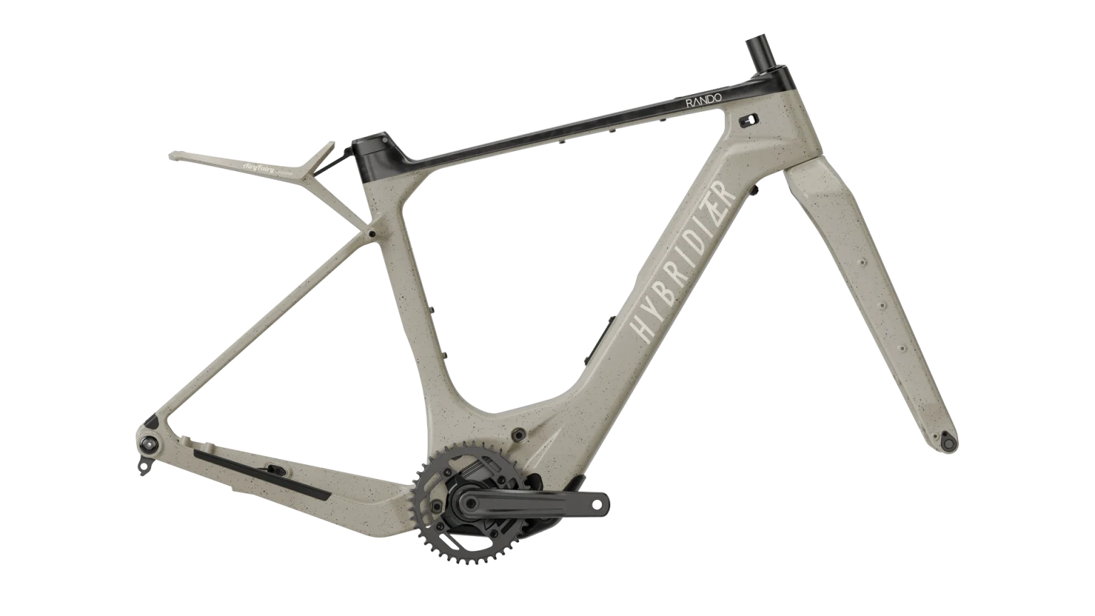 Hybridizer Rando Gravel Frame Kit 700x50C E-Gravel Bike with Bafang ...