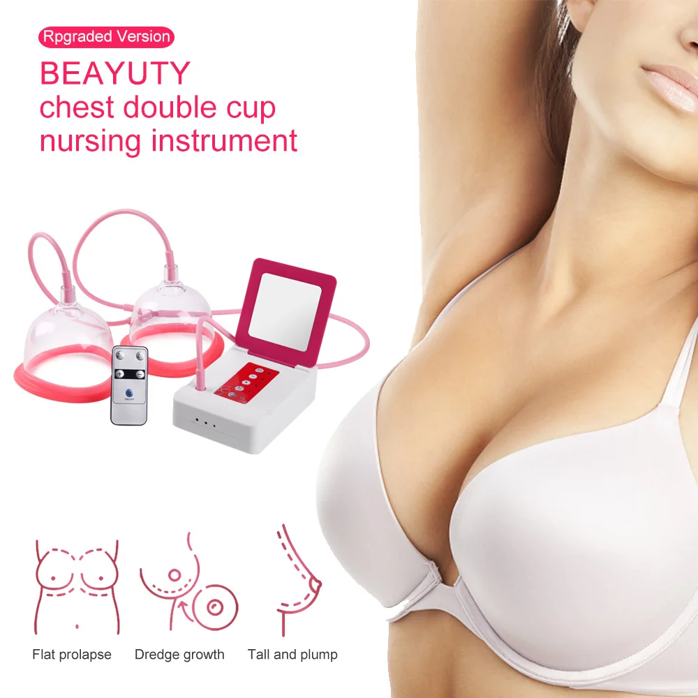 Women Electric Messager Pumps Big Breast Firming Machine Bigger Breast