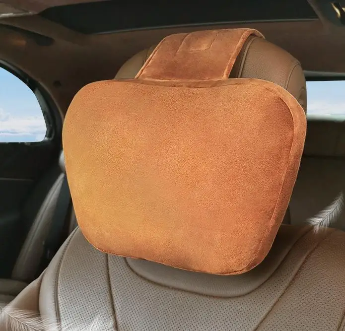 Car Headrest Suede Sclass Headrest Soft And Comfortable Car High