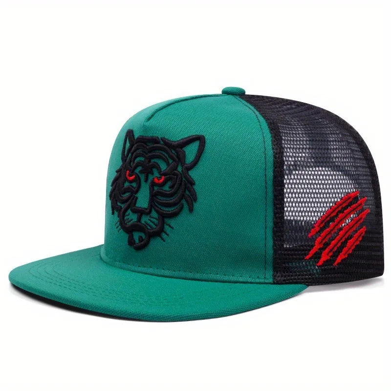 Original Custom Embroidered Tiger Logo Structured Baseball Cap Gorra Casquette Snapback