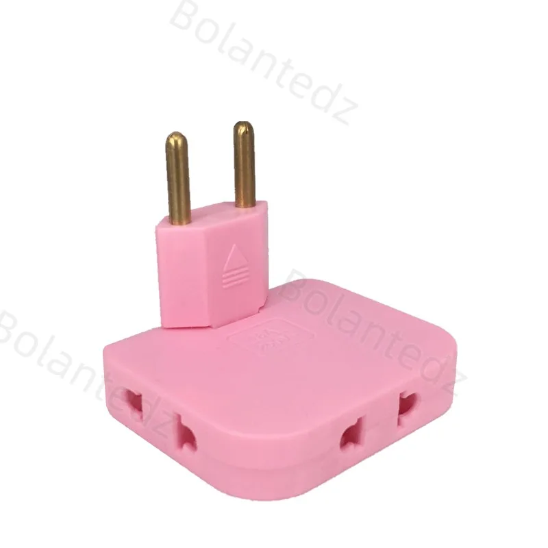 EU Plug 3 AC Outlet Power Strip Multiprise 1 Convert 3 Extension Electrical Socket 180Rotating Fulfillment Socket AC Adapter