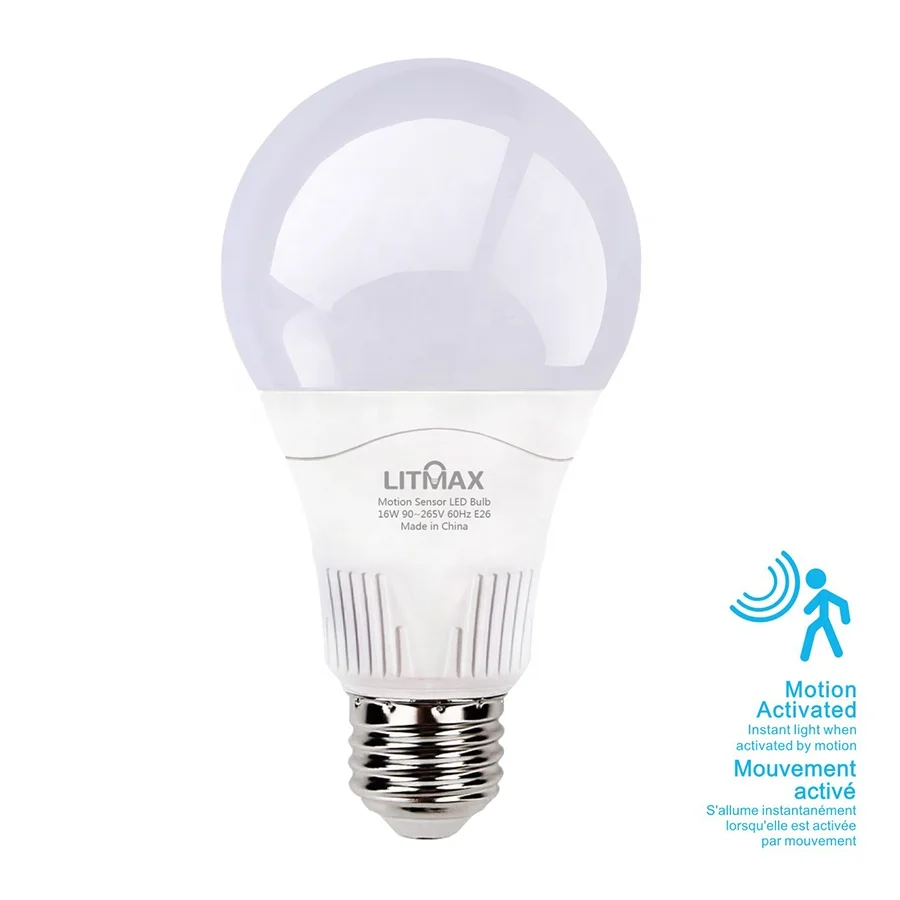 Energy-efficient High Performance Environmentally Friendly Adjustable Durable Radar Motion Sensor Sensing LED Bulbs Lights