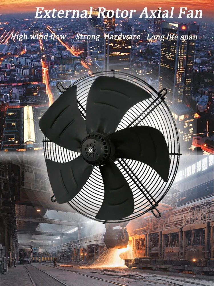 800MM 14000CFM Air Flow Carbon Steel Blade 1750W Axial Fan 220V/380V Industrial Factory Ventilation Fresh air factory