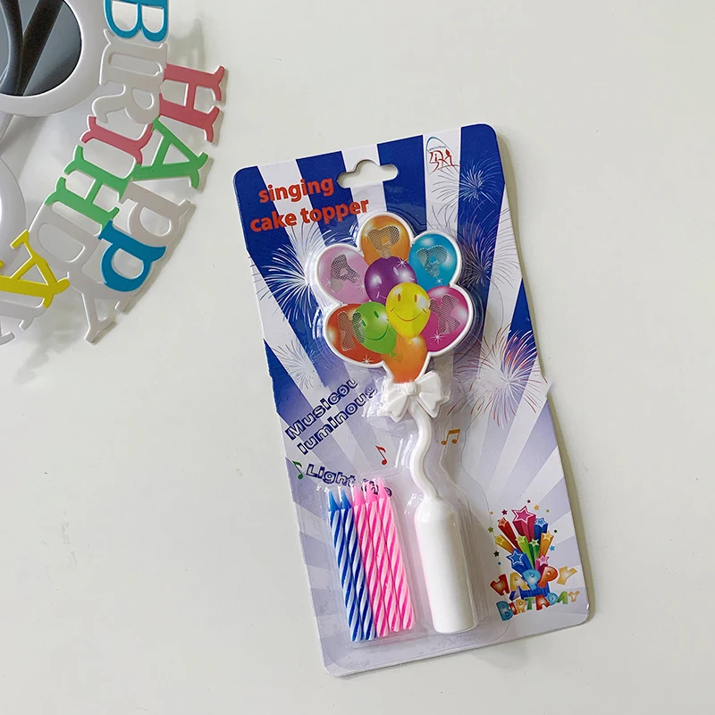 Singing Decorative Cake Topper Large Colorful Sunflower Music Decorated