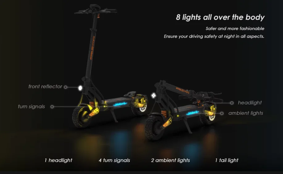 Ultimate Well-priced Cutting-edge Quality Kirin G2 Master All-terrain Electric Scooter for Ages