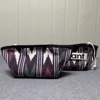 Rayas verdes y rojas (bolsa de cosméticos)