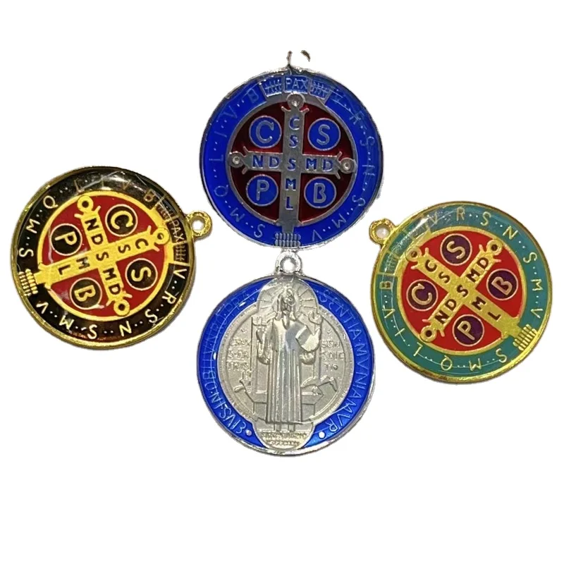 Medalla De San Benito, un Poderoso Amuleto Religioso , Medalla Cruz San Benito/ San Benito Medal
