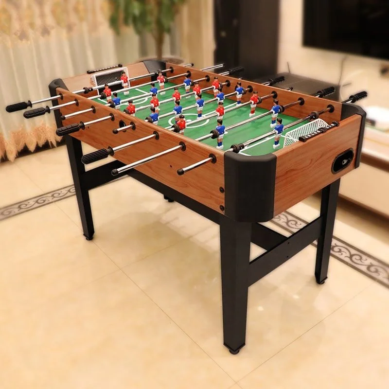 Mini 4 Feet Foosball Table with Red & Blue Soccer Men Player for Kids Indoor Kicker Soccer Game Playing
