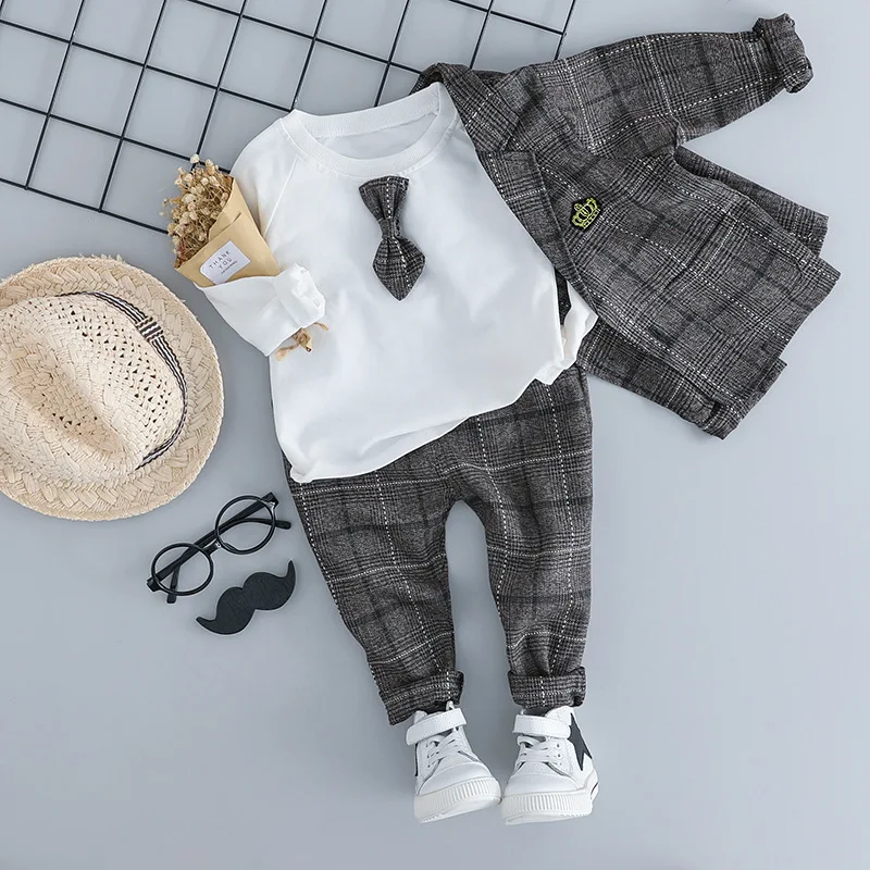 Acid Resistant Lab Coat Baba and Thailand Kids T Shirt Children Kids Boy Suit Set Formal Design Images