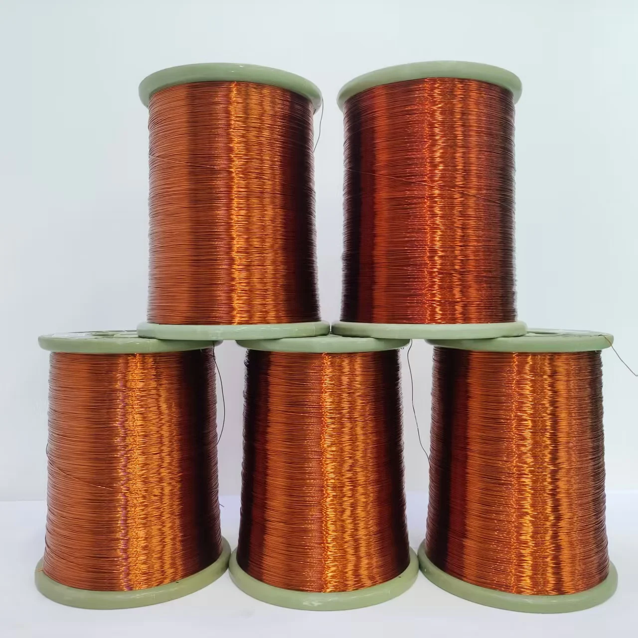 Nhà Máy Bán Chạy 1.250mm Solid Polyester Cách Điệu Dây Đồng Cuộn cho Solenoids Chất Lượng Cao Polyester Enameled Wire