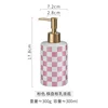 Plaid bottle--pink