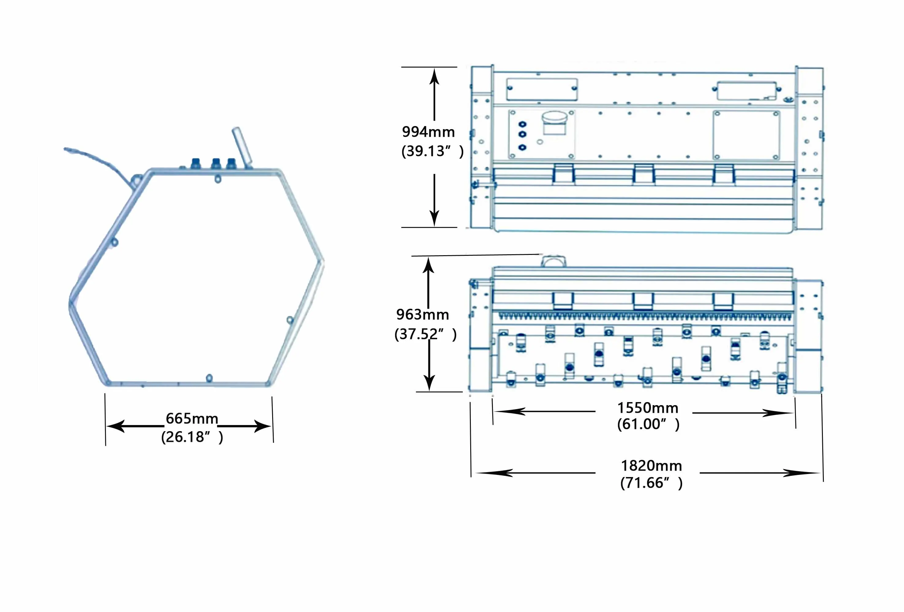 Hydraulic Motor Flail Mower Lawn Mower Tree Mulcher Excavator Forestry