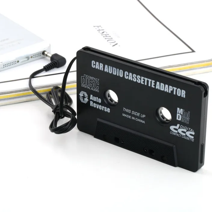 Car Audio Cassette Adaptor Stereo Tape Converter For MP3 CD MD DVD IPOD  IPHONE