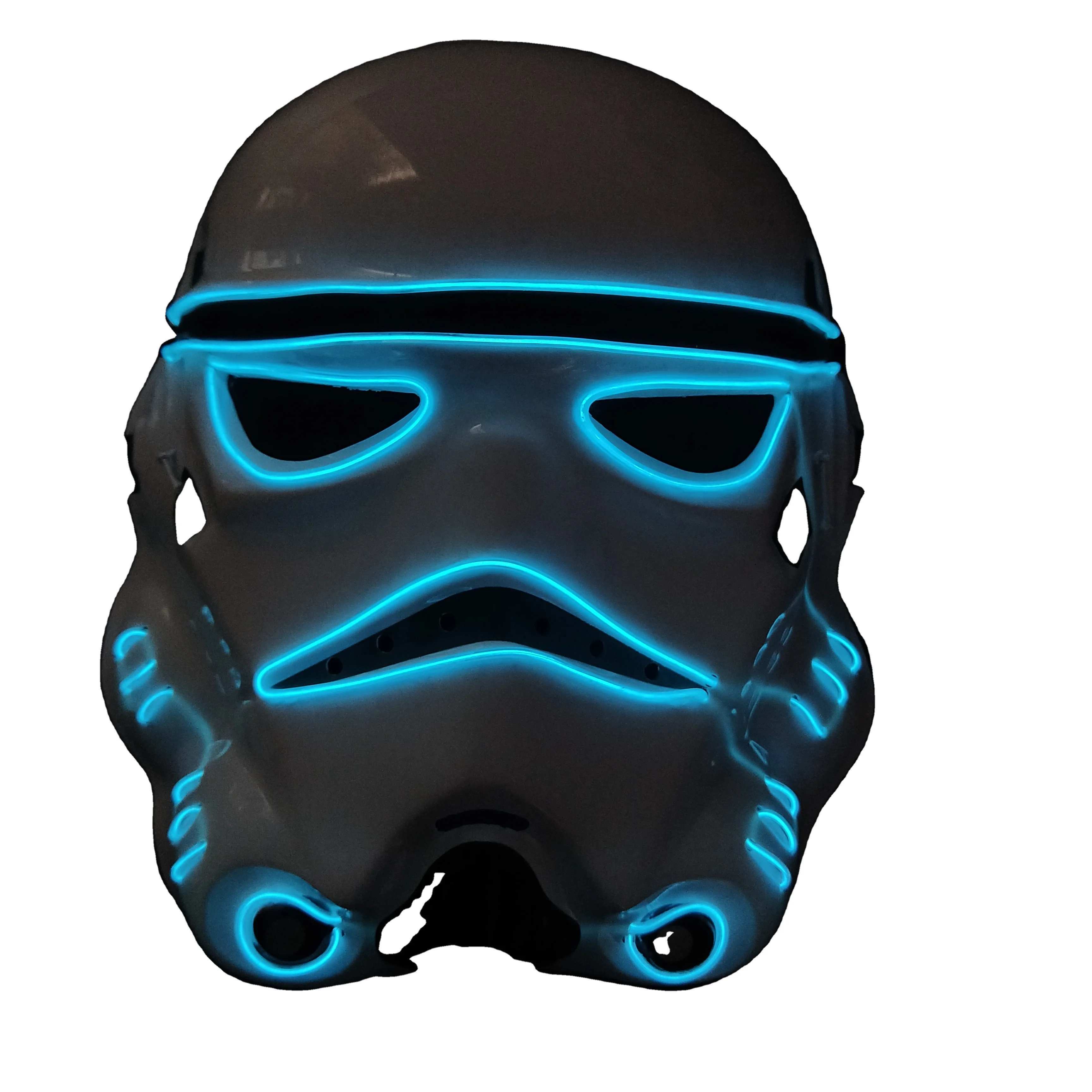 Rave Party Terrorist  Lights up LED  Horror Mask, Halloween Fear EL Mask