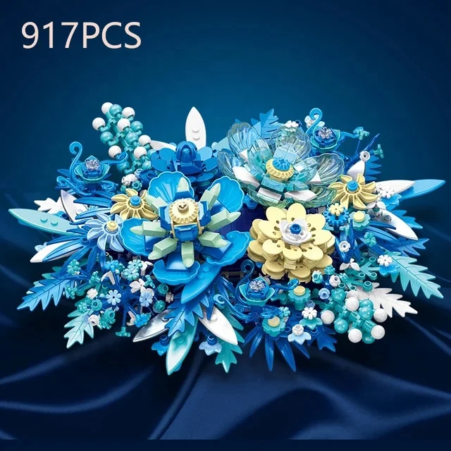 Moc Bonsai Baum Grn Busch Blau Blume Gras Pflanze Modell Ornament Ziegel  DIY Montage Lernspiel zeug Fr Geschenk Bausteine| Alibaba.com
