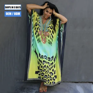 2026 Bohemian Floral Plus Size Casual Extra-large Women's Clothing, Bohemian Beach Robe Cover-up