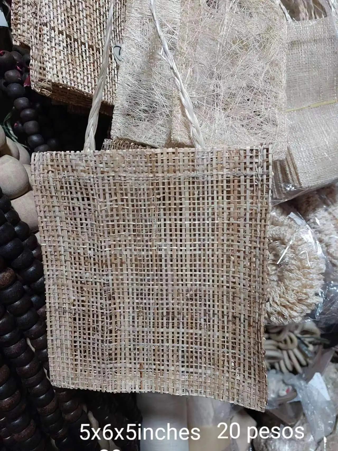 Abaca Ecofriendly Recycling Hand Weaving Gift Bags Used For Wine Hand