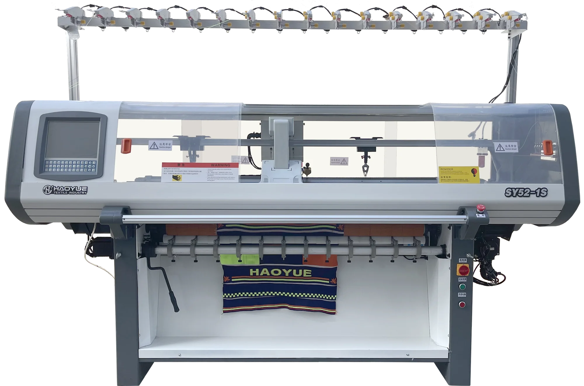 Fully Jacquard Computerized Flat Knitting Machine for Collar with 14gauge
