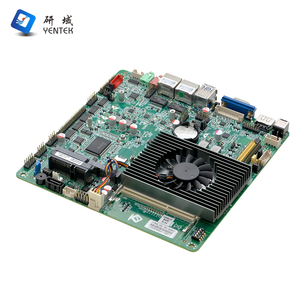 Intel I3 I5 I7 Processor DDR3 MSATA Industrial Mainboard 8 USB 6 COM HD VGA LVDS DC 12V Industrial Mini ITX Motherboard