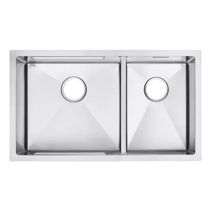 Modern Under Counter Mounted Double Bowl Stainless Steel Kitchen Sink 304 Kitchen Sink for Wholesale