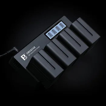 FB-AC-NP-F970-4CH Professional Camera Lithium Battery AC Battery Charger Fast Battery Rechargeable Charger detail image