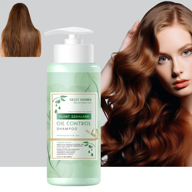 USA Brand Geist Flower- Luxury Plant Squalane Shampoo  (Oil Control and Fluffy Type) best shampoo for oily hair