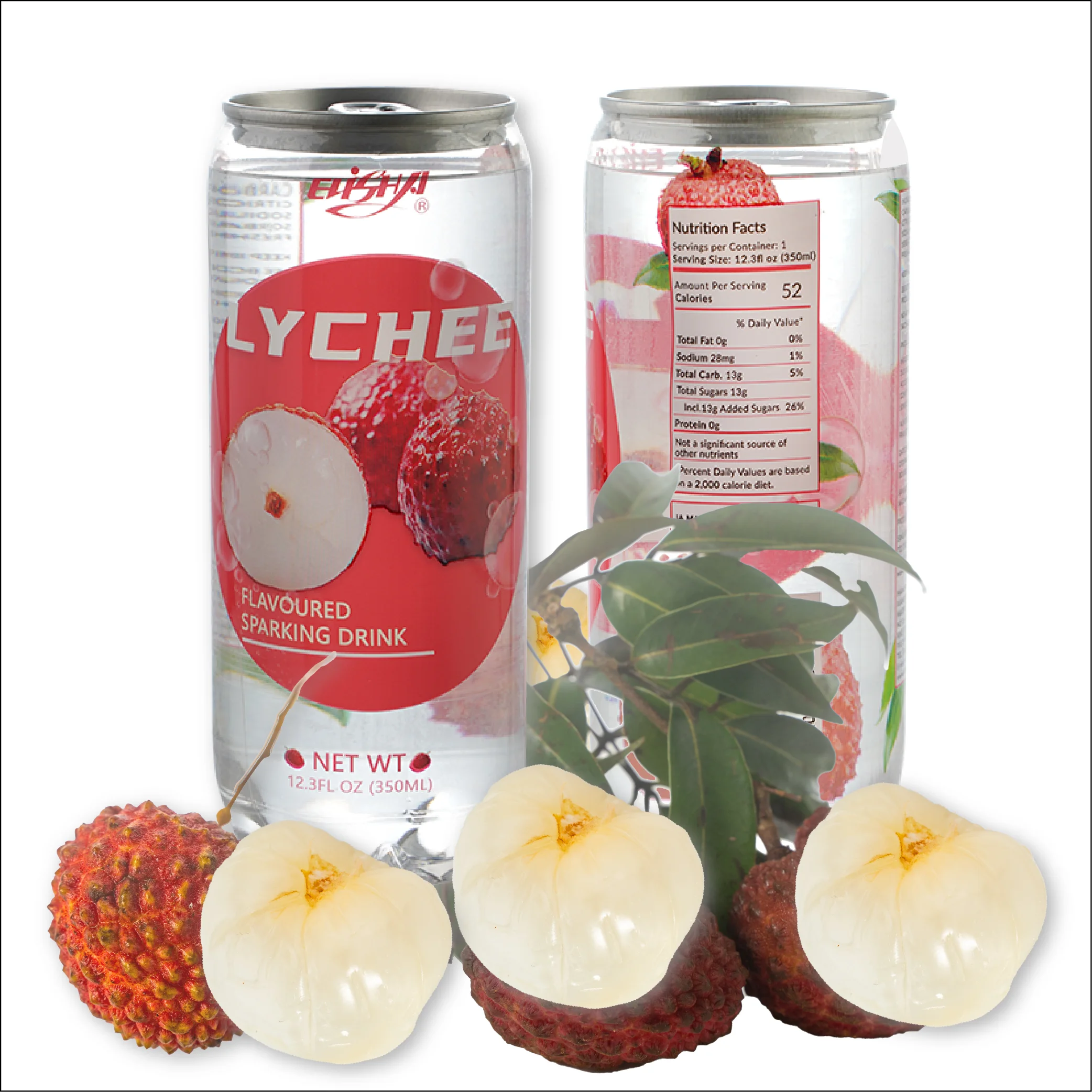 Elisha Lychee Drink - Low Sugar, Popular in Europe