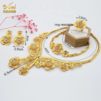 Design For Planning Earring Set Luxury Mother Daughter Diamond Necklace Jewelry Sets