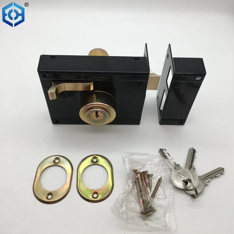 Traditional High Security Surface Mounted Rim Lock For Doors - Buy Rim ...