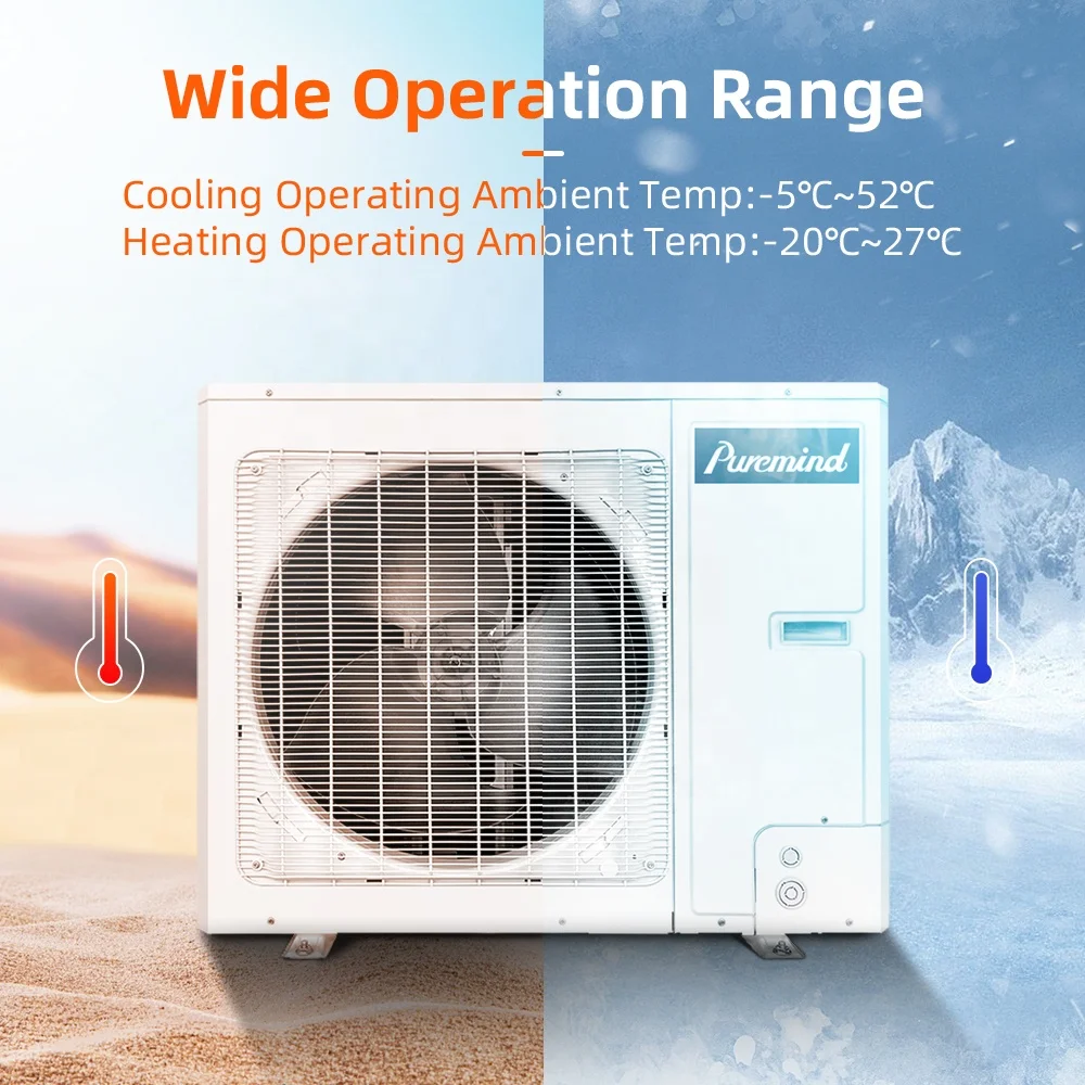 Gree Mini VRF Air Conditioning System for Home Split Multi Function Central Air Conditioner Inverter Cooling Heating HVAC System